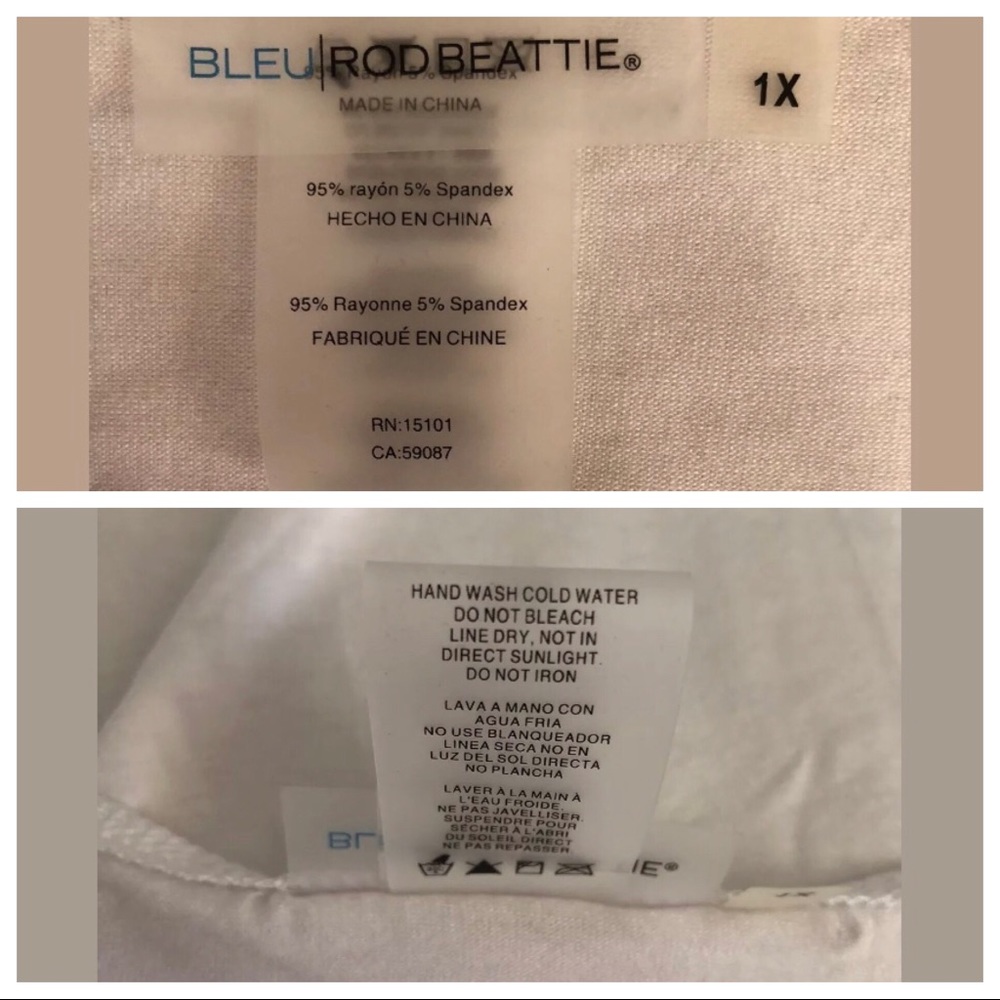 ❌SOLD❌Swimsuit Cover Up Tunic White NWOT - Picture 5 of 6